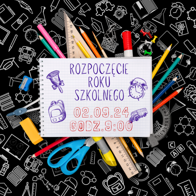 Colorful On Black Illustrated Back To School Sale Instagram Post